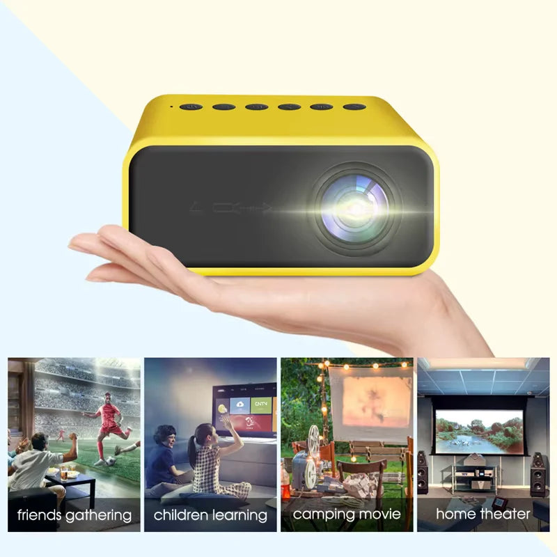 Nebula 8K HD Portable Projector - Perfect for Home Entertainment, Gaming, and Kids' Movies!